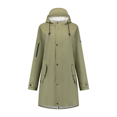 Mirage regenjas rainfall trenchcoat - maat xl - gemaakt van polyester soft touch - olive green