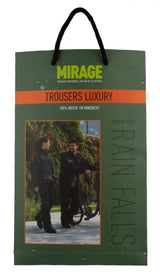 Regenbroek Mirage Luxury Zwart - Maat L - afbeelding 2