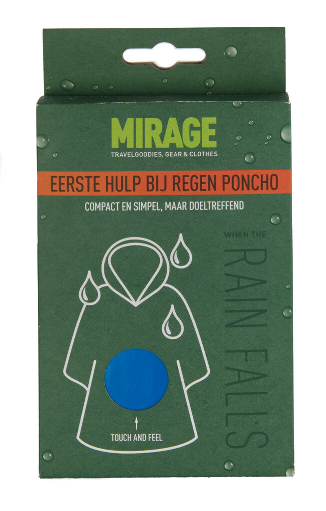 Buzaglo mirage wegwerp regen poncho one size