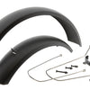 Mirage spatbord set 20 fatbike incl. bevestiging - zwart