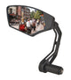 Mirage spiegel links first class dimmend glas - bar-end bevestiging - zwart