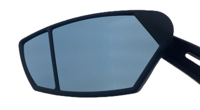 Mirage spiegel om het stuur deluxe licht dimmend glas links met dode hoek spiegel inklapbaar