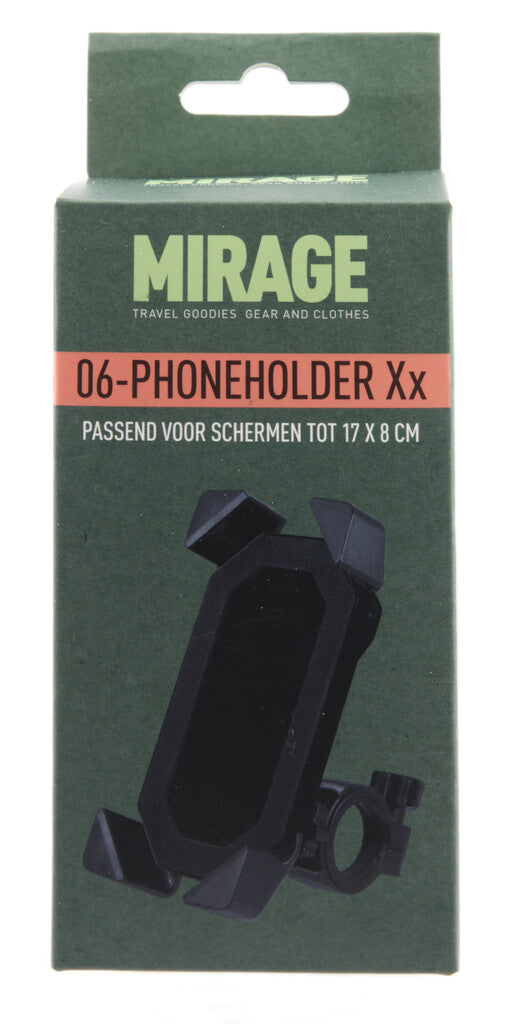 Telefoonhouder Mirage Zwart Stuurbevestiging