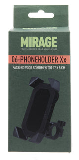 Telefoonhouder Mirage Zwart Stuurbevestiging - afbeelding 3