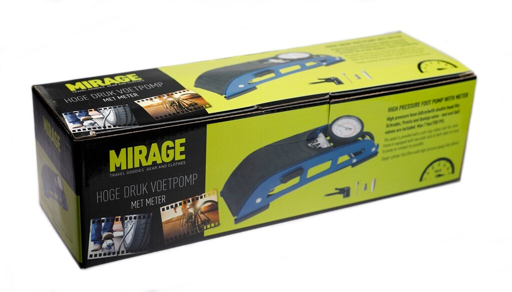 Mirage trapvoetpomp met meter