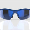 Mirage Zonnebril Sport met 3 paar lenzen blauw zwart