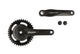 Miranda crankstel Alfa 1 38T, cranklengte 170mm. zwart, aluminium, spieloos. met disc