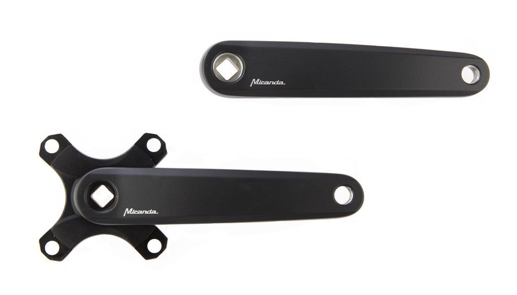 Buzaglo miranda delta crankstel z blad bcd104 gates, 170mm,mat-zwart