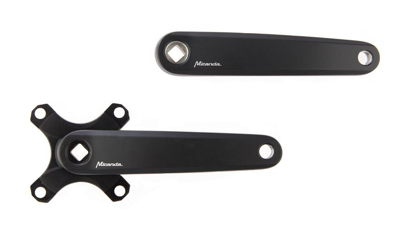 Buzaglo miranda delta crankstel z blad bcd104 gates, 170mm,mat-zwart