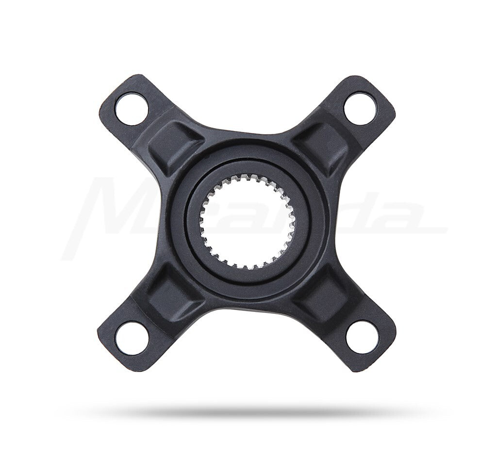 Miranda  yamaha spider 4-arm, bcd104 pw motor, aluminium, zwart