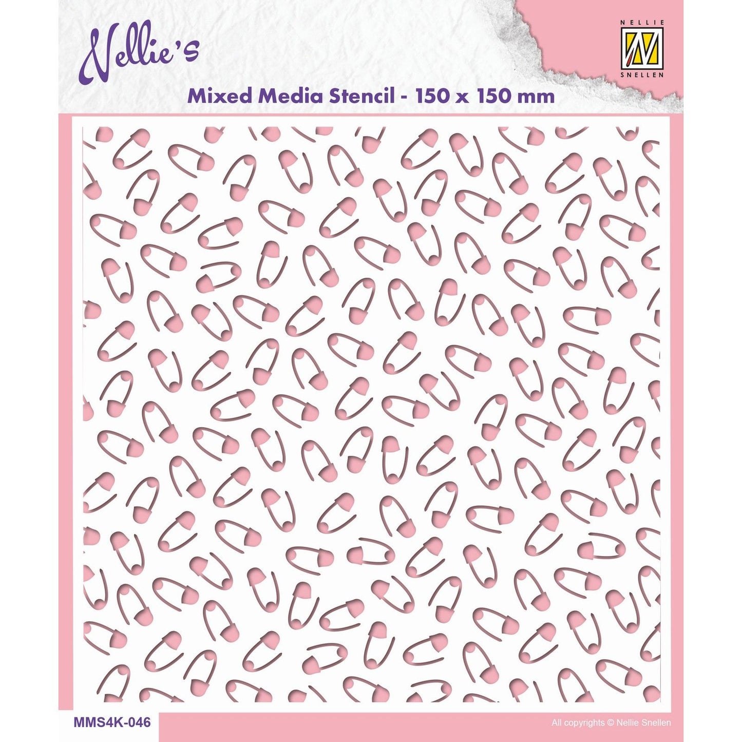 Nellie's choice • stencil safety pins
