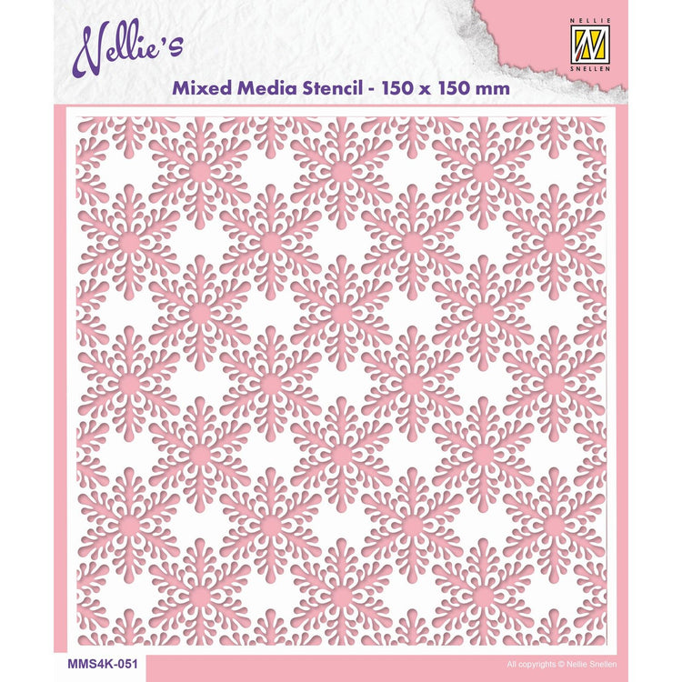 Nellie's choice • stencil snowflakes