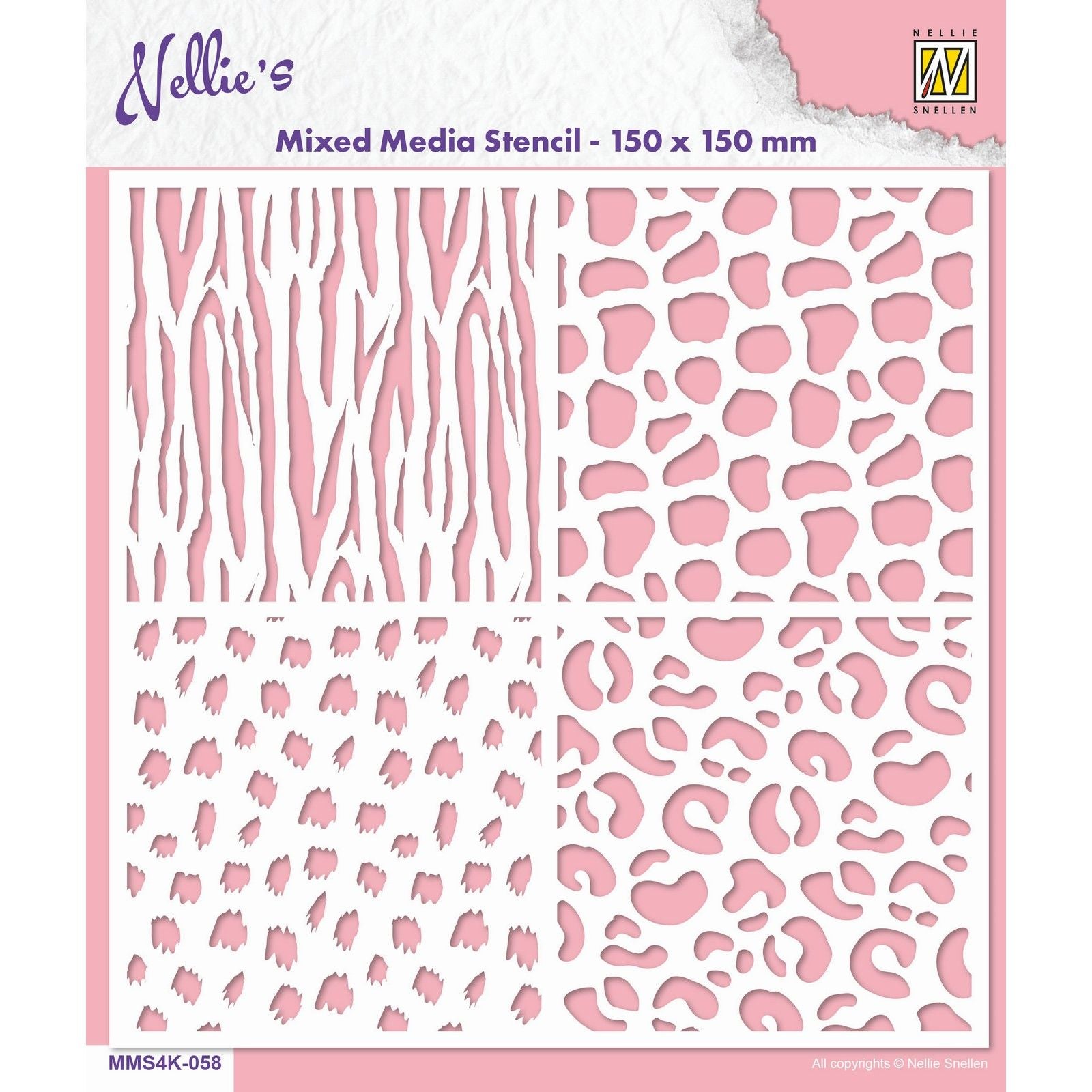 Nellie's choice • stencil animal prints