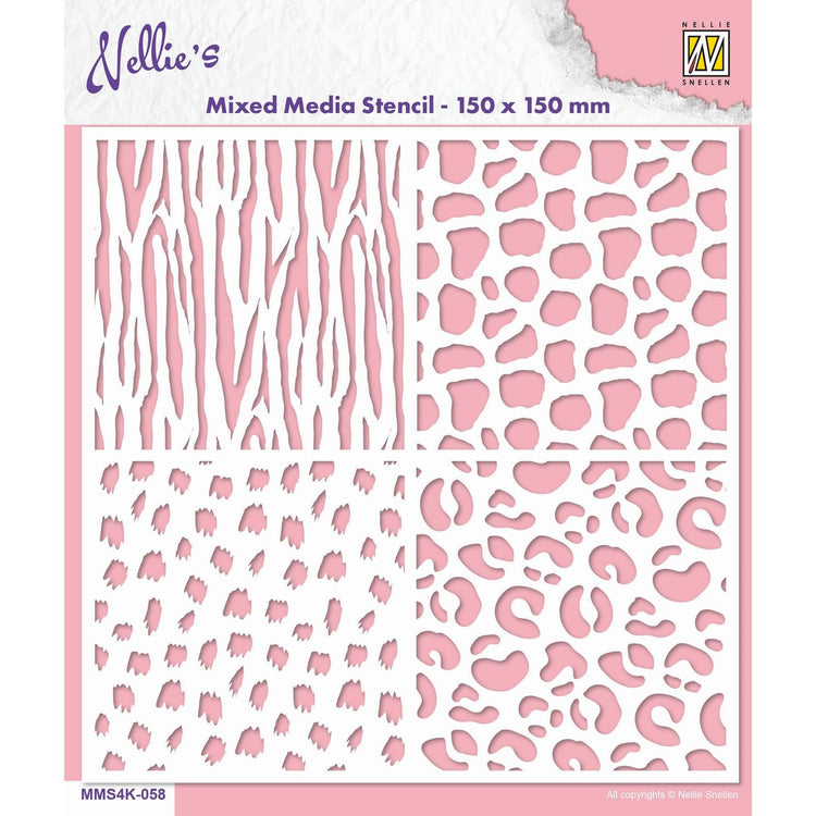 Nellie's choice • stencil animal prints