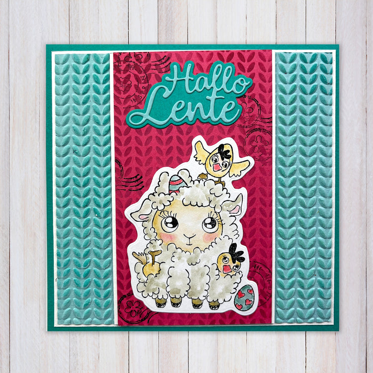 Nellie's choice • stencil knitting