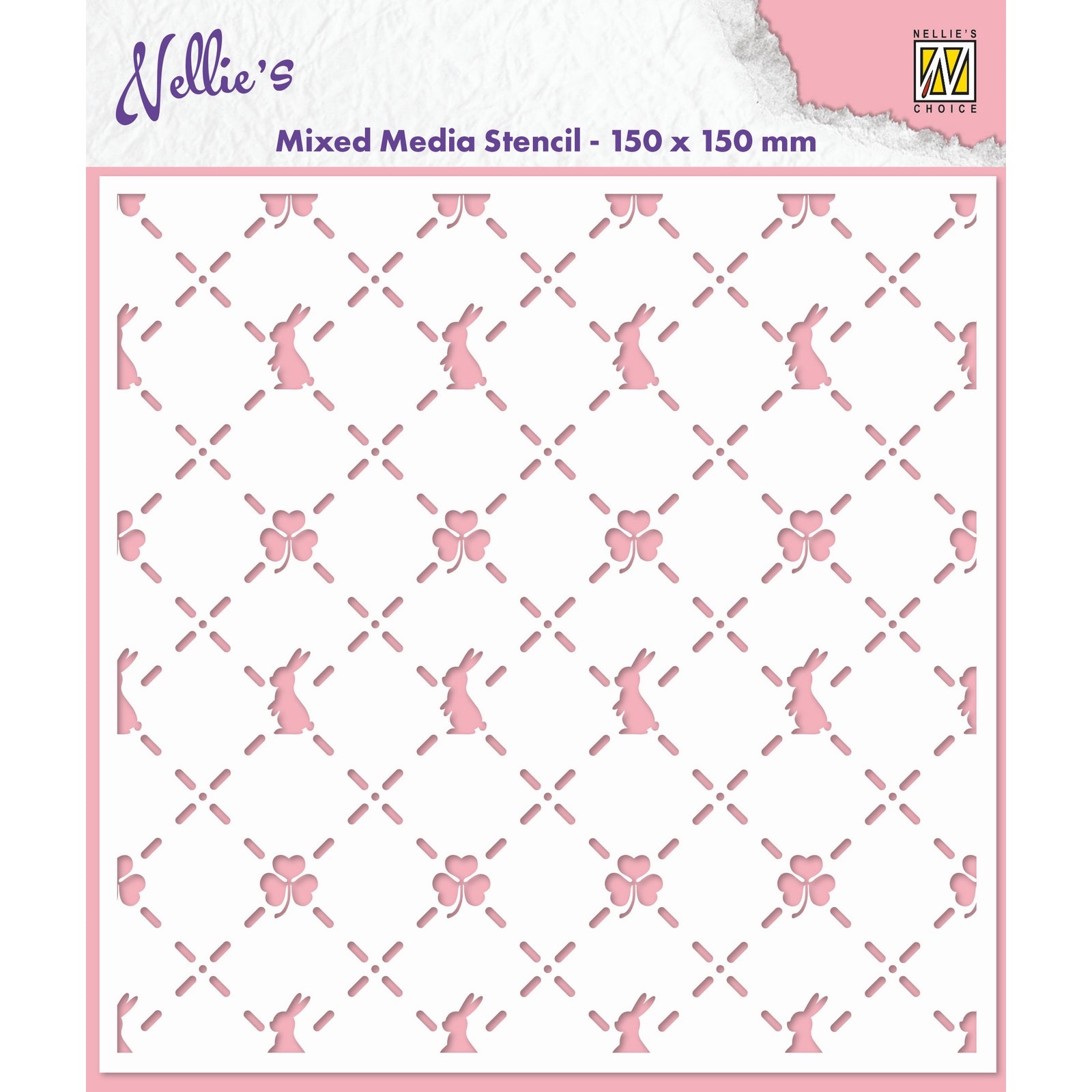 Nellie's choice • stencil bunny's and clovers