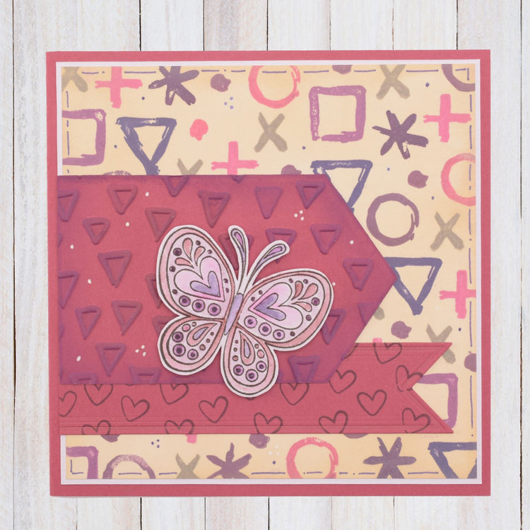 Nellie's choice • sjabloon driehoeken 15x15cm