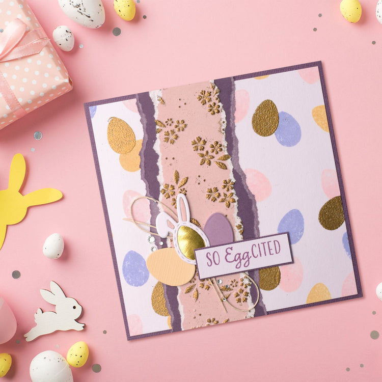 Nellie's choice • sjabloon lentebloemen 15cmx15cm