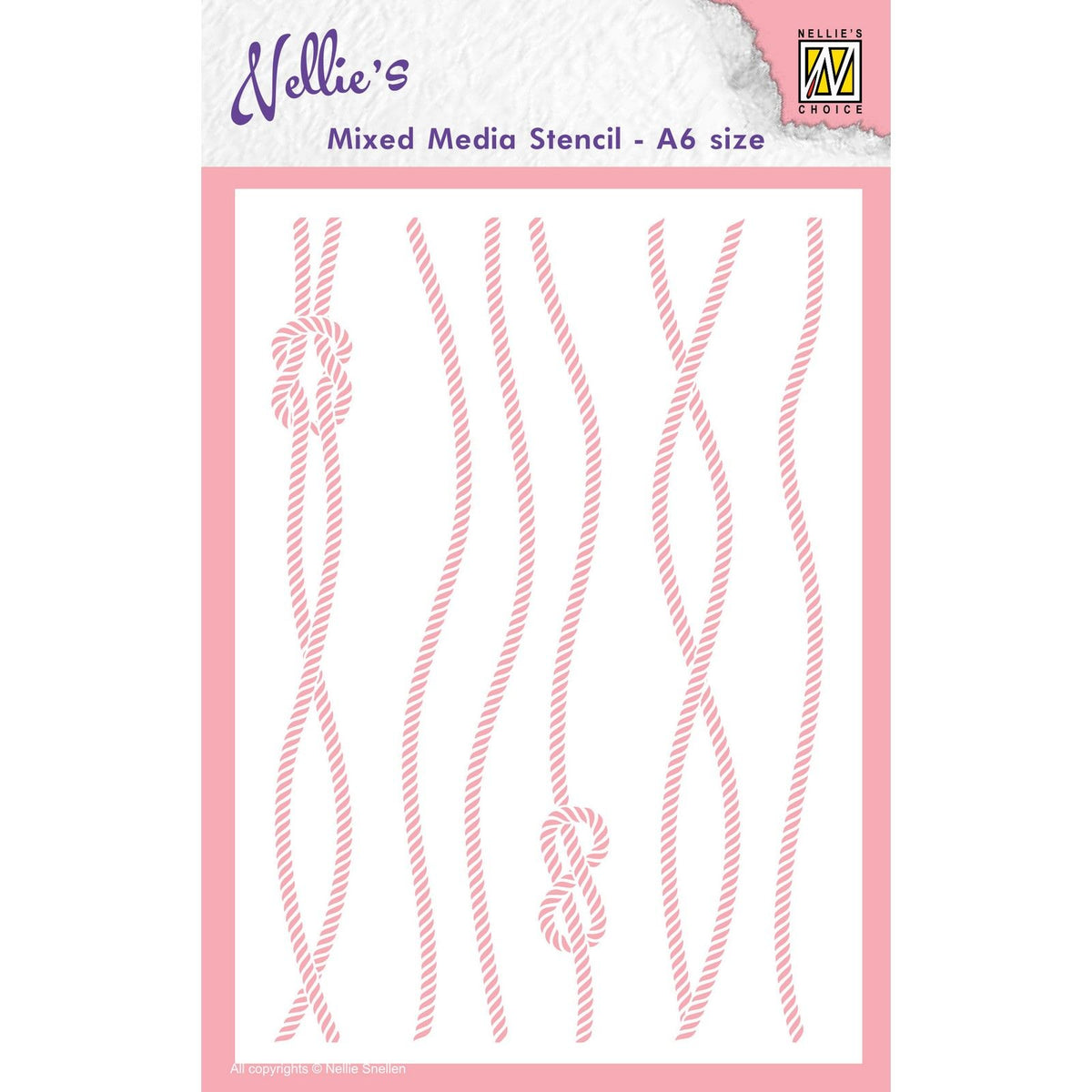 Nellie's choice • stencil a6 size rope