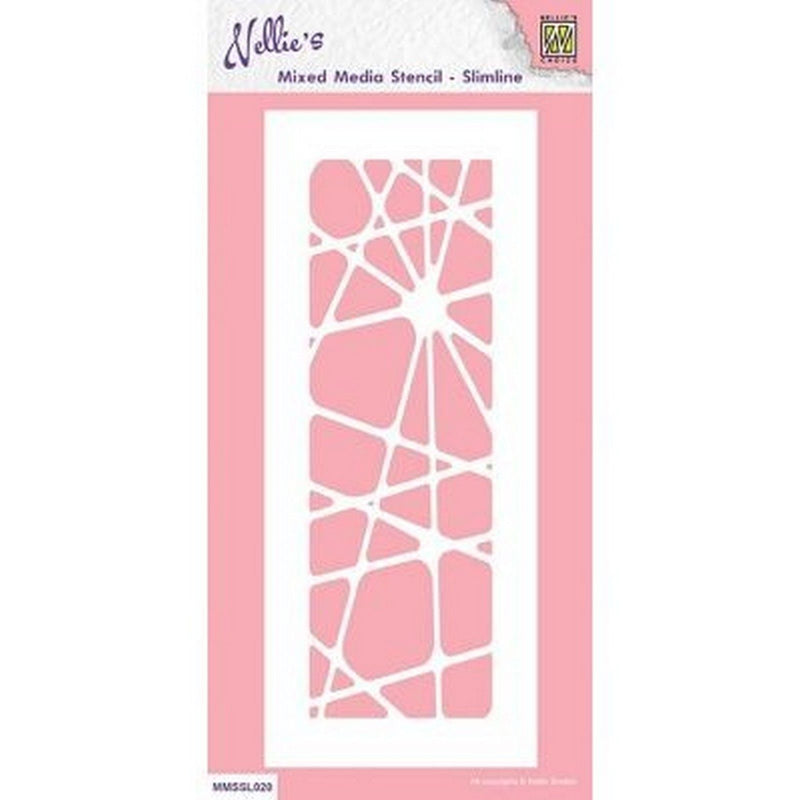 Nellie's choice • stencil slimline size abstract