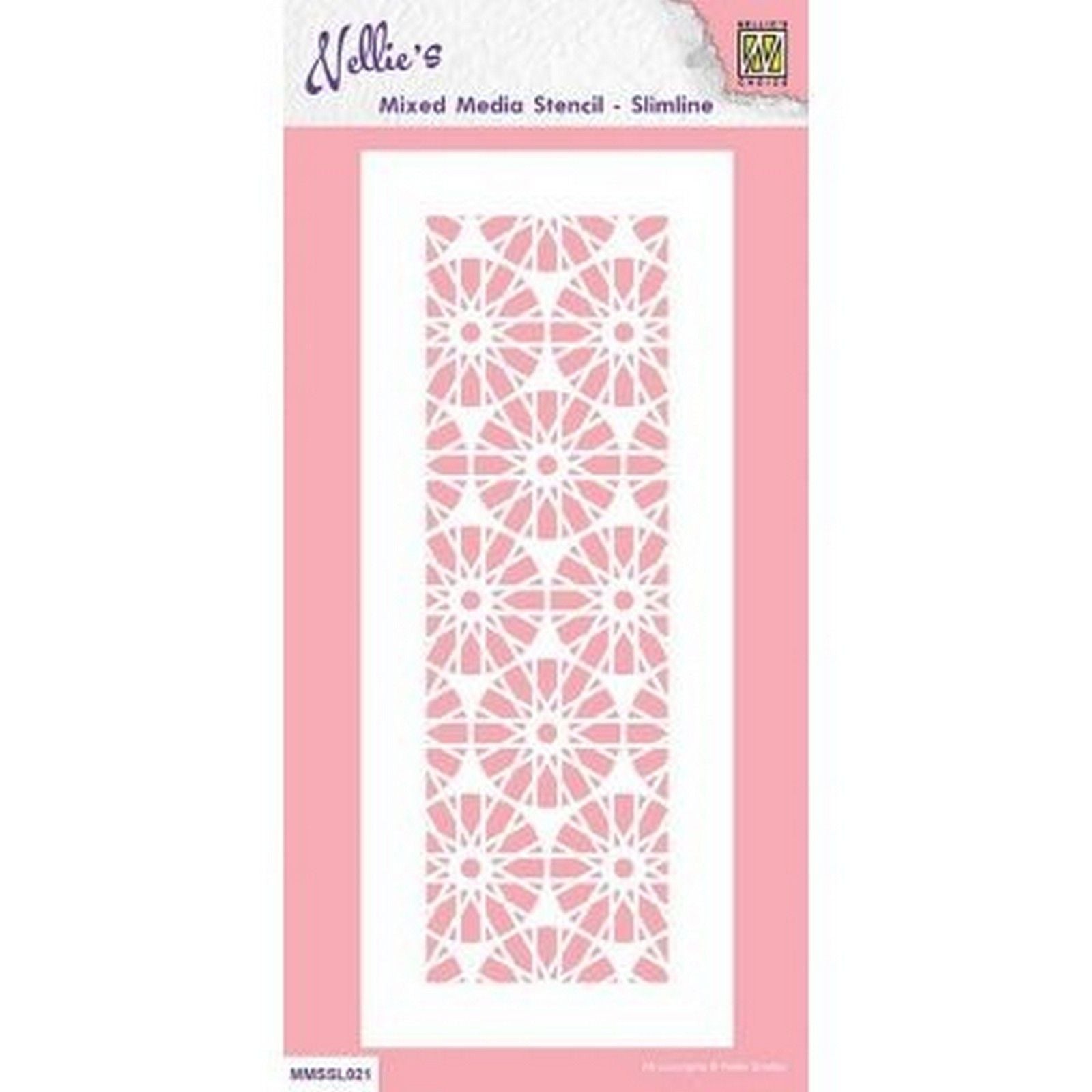 Nellie's choice • stencil slimline size crystal