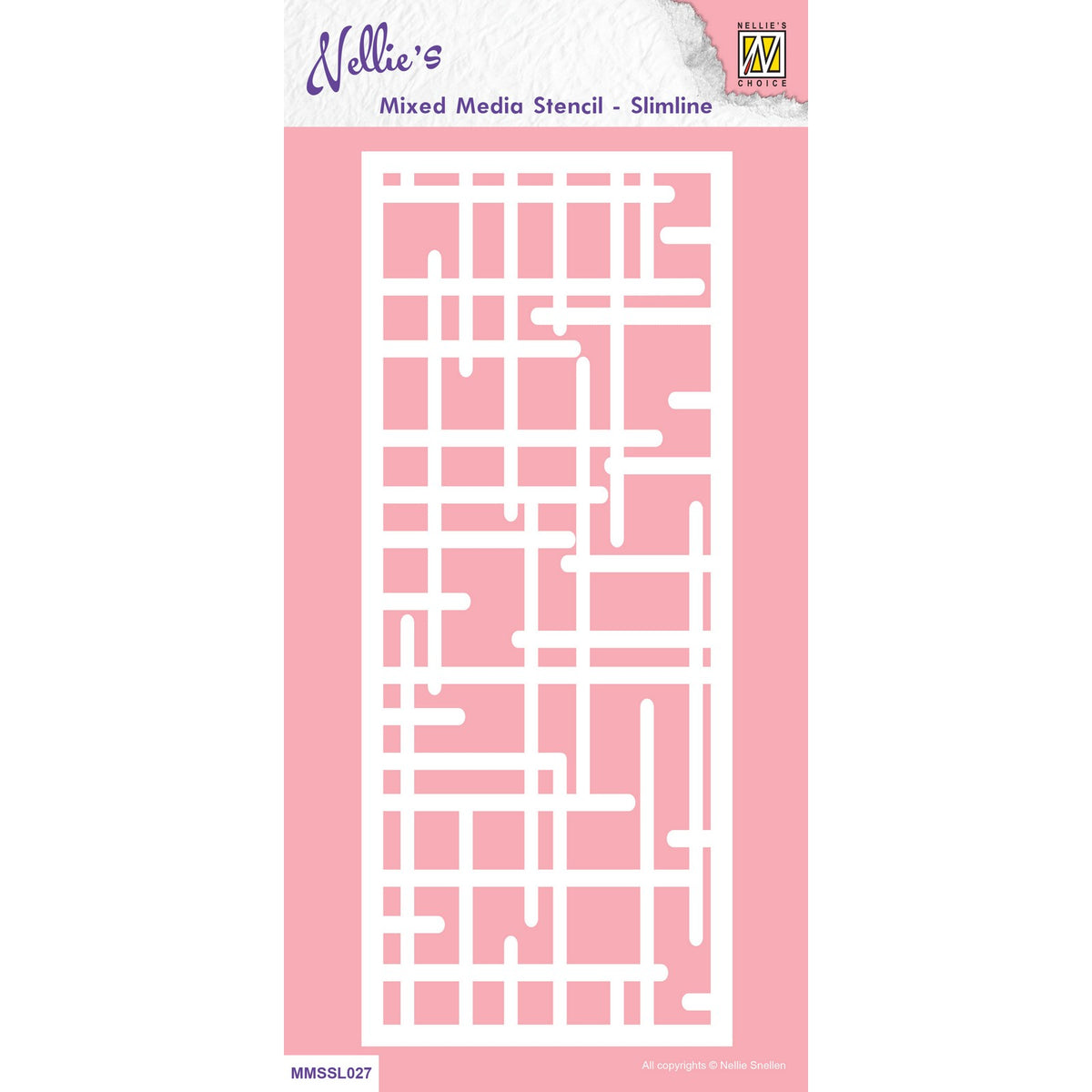 Nellie's choice • stencils slimline size labyrinth