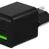 Enzo mobilize usb + usb-c snellader 30w zwart - 9550191