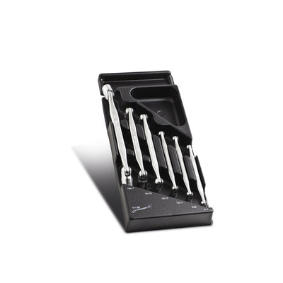 Facom mod met 6 scharnierende dopsleutels 6 tot 17 mm