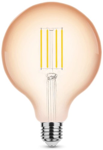 Enzo modee led globe g125 e27 4-28w 1800k filament amber dimbaar - led7490