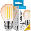 Enzo modee led kogel e27 4-28w 1800k filament amber dimbaar - led7430