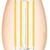 Enzo modee led tipkaars e14 4-28w 1800k filament amber dimbaar 2-pack - led7408