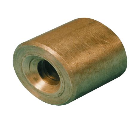 Moer trapezium tr12x3 brons rond