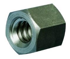 Moer trapezium tr10x3 staal zeskant