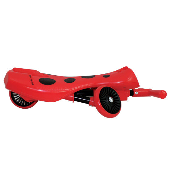 The bugs scuttlebug beetle loopfiets met 3 wielen junior rood zwart
