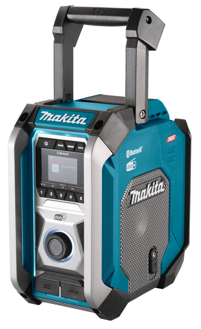 Makita mr007gz | bouwradio | fm dab dab+ bluetooth | 12v ,18v, en 40v | zonder accu's en lader | in doos - mr007gz