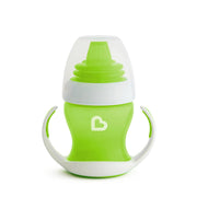 Munchkin overgangsbeker - gentle beker - transition cup - anti-lek beker voor baby's – vanaf 4 maanden - 118ml - groen - drinkbeker - afbeelding 1