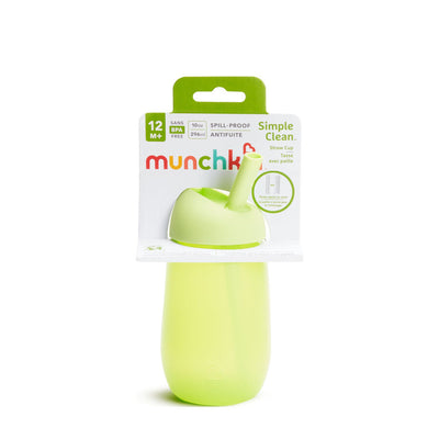 Munchkin simple clean straw cup 296ml groen