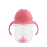 Munchkin tip sip straw cup weighted 207ml roze - afbeelding 4