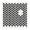 Mundart stempel • embossing sjabloon lange harten