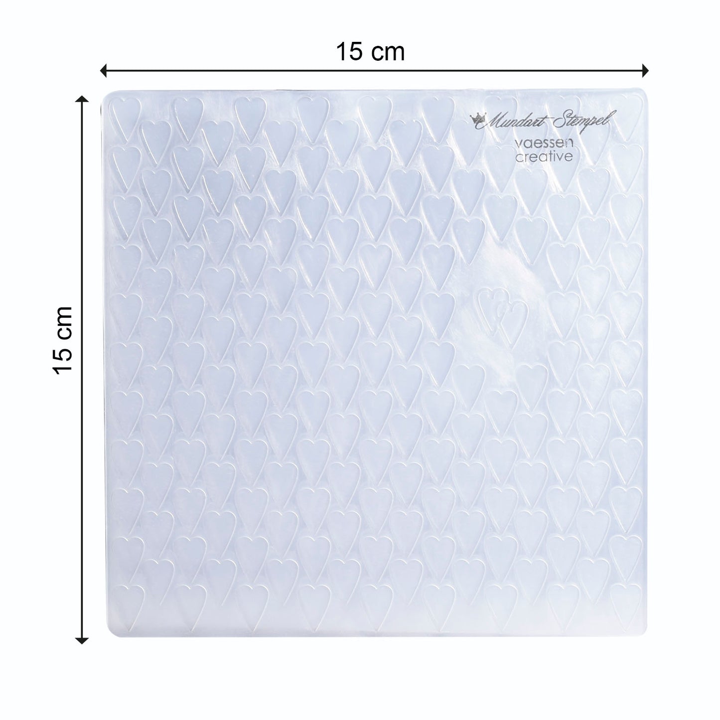 Mundart stempel • embossing sjabloon lange harten