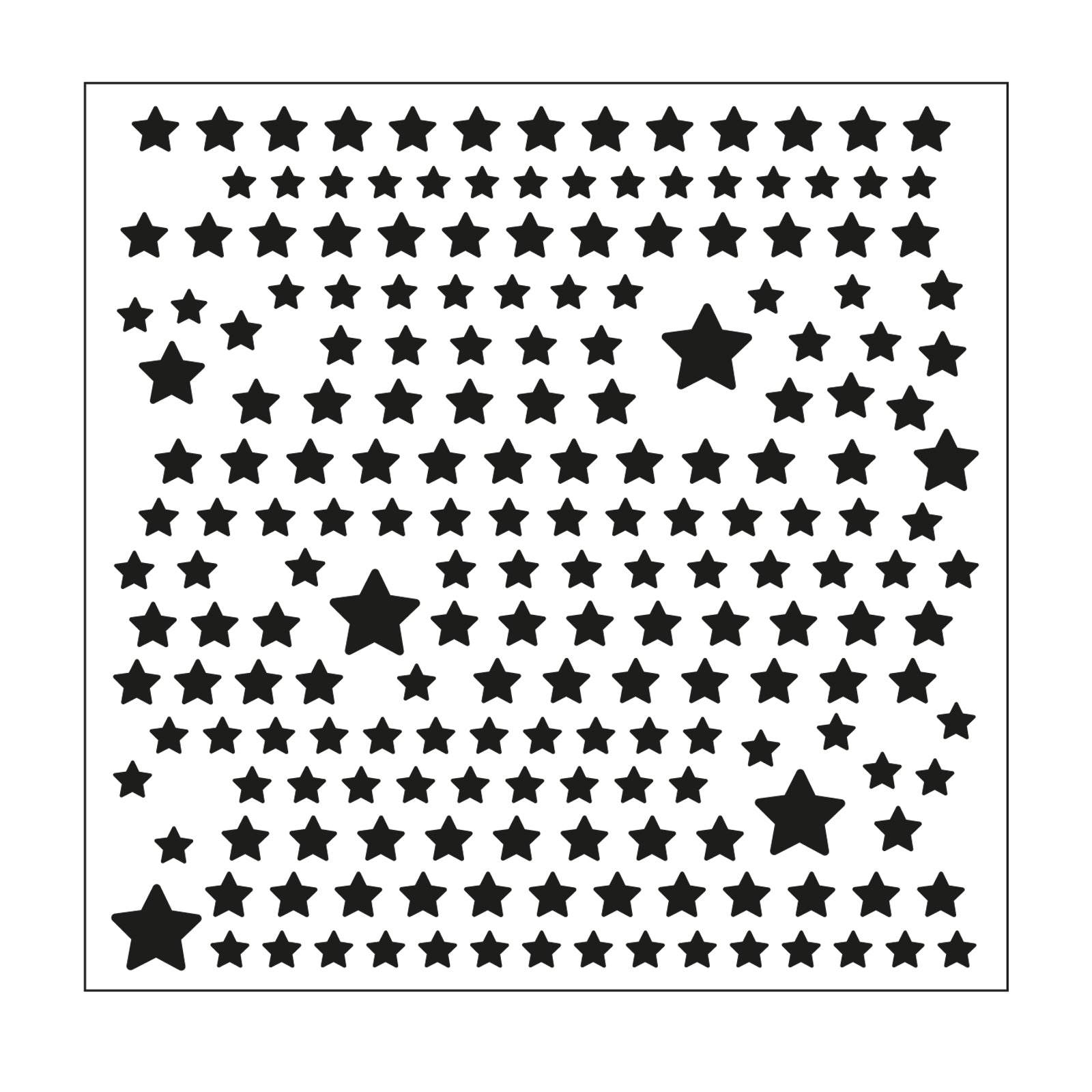 Mundart stempel • stencil sterren
