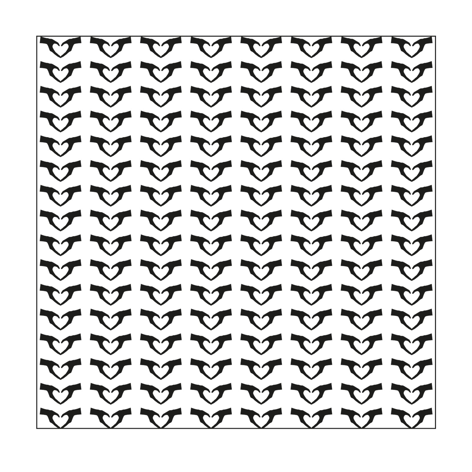 Mundart stempel • stencil handen