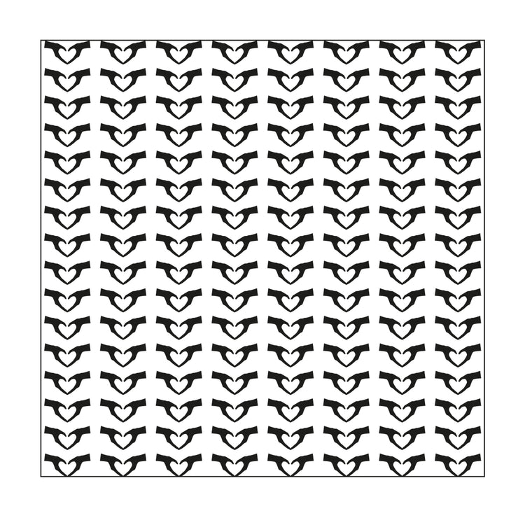 Mundart stempel • stencil handen