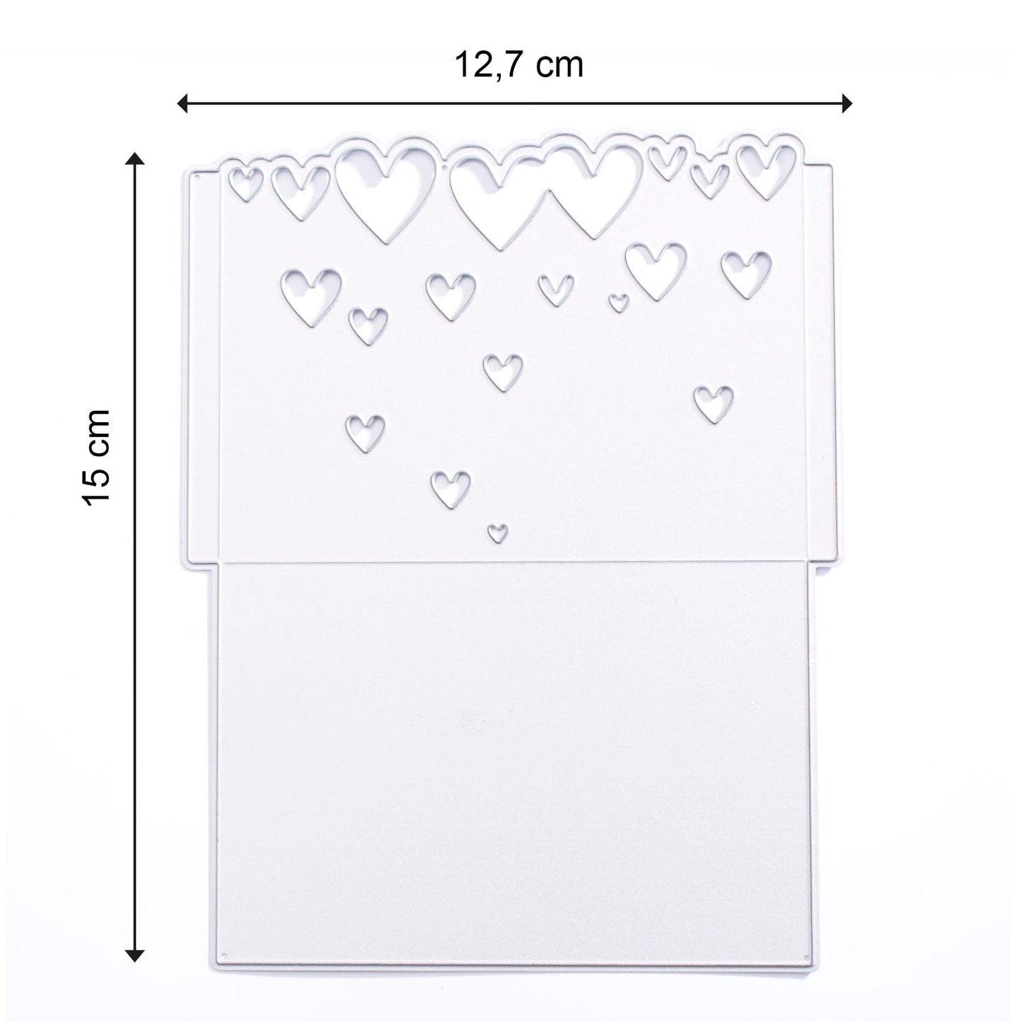 Mundart stempel • snijmal verpakking met hart