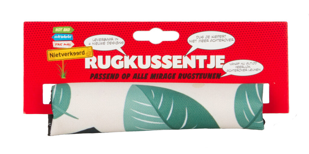 Newlooxs nietverkeerd rugsteun kussen vegan print