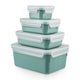 Tefal masterseal colour voorraaddozenset 4-delig groen (0,2l, 0,55l, 0,8l, 2,2l)