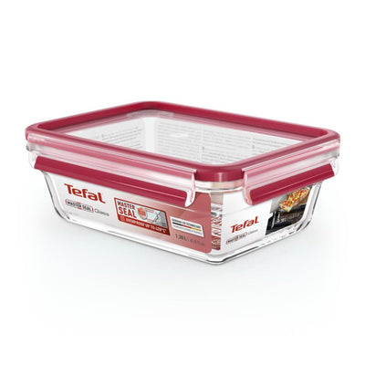 Tefal masterseal glass 1,3 l rechthoekig