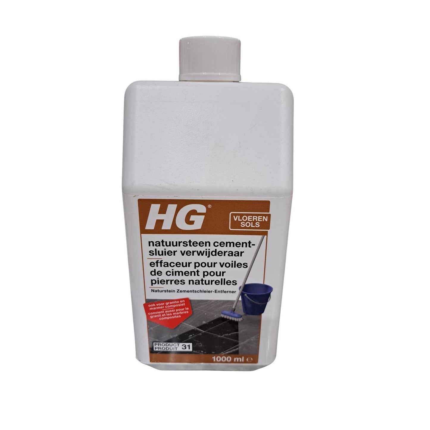Hg natuursteen cementsluierverwijderaar