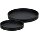 Home styling dienbladset 2-delig zwart mdf