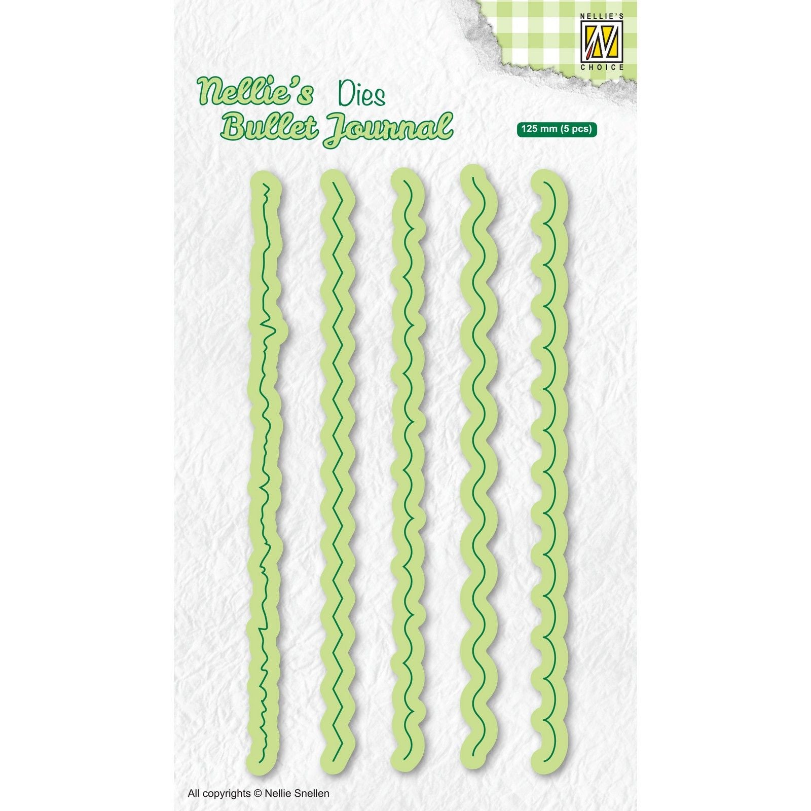 Nellie's choice • bullet journal cutting dies randen 5st.